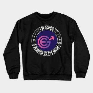 Vintage Evergrow Crypto EGC Coin To The Moon Crypto Token Cryptocurrency Wallet Birthday Gift For Men Women Kids Crewneck Sweatshirt